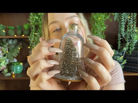 ASMR Festive Tingles🎄🎊 | Tapping & Scratching on Christmas Decorations✨