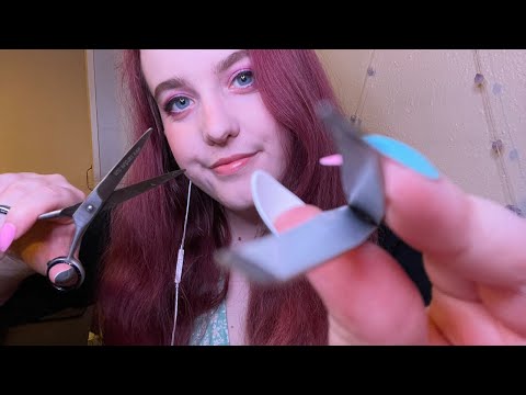 Removing your negative energy | Plucking, Snipping & Scratching | ASMR