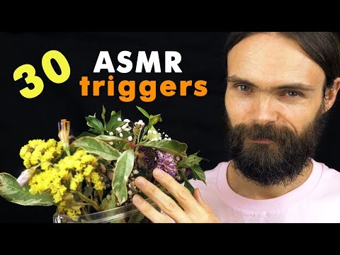 ASMR 30 Triggers for Sleep 💤, Relaxation and Tingles (1 hour)