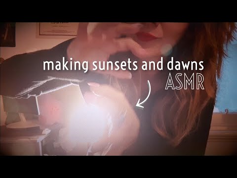 ASMR light triggers for sleep, layered sounds, hand flutters, tongue clicking 💛