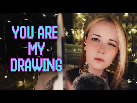 [UNSCRIPTED ASMR] #13 - Drawing you (face measuring, art stories)
