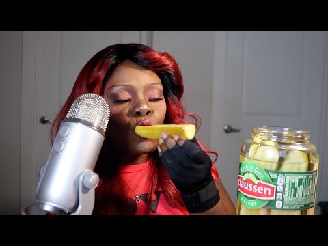 Claussen Pickles ASMR Eating Sounds