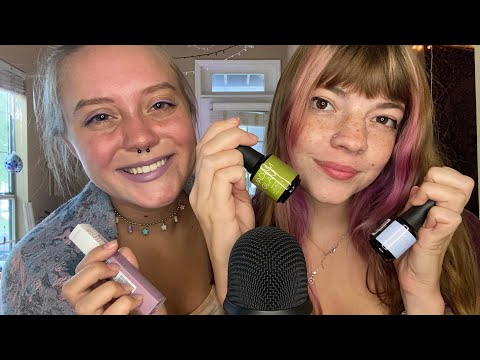 ASMR Doing Our Nails & Giving You Tingles | Madam Glam nail review