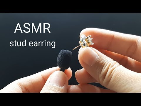 Scratching Microphone by Stud Earring - ASMR Scratching Mic I No Talking I Satisfying Video