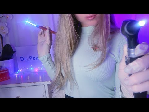ASMR Focus on The Doctor Light Triggers (Roleplay, Whispers, Eye)