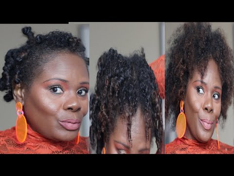 CREATING CURLY AFRO ASMR HAIR ROUTINE CHEWING GUM