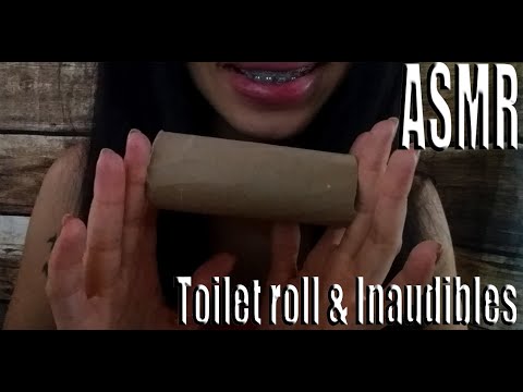 {ASMR} Toilet roll Tapping | inaudible whispering | and more