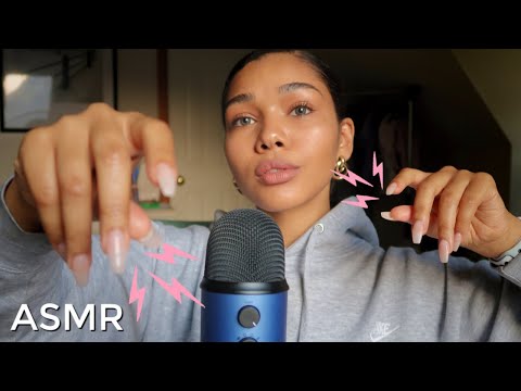 ASMR | Fast & Aggressive Moisturized Hand Sounds | With Mouth Sounds