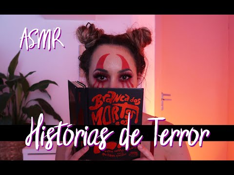 (ASMR PORTUGUÊS) Contando HISTÓRIAS de TERROR - 3 Lobinhos | Soft Spoken and Whispers/ Halloween