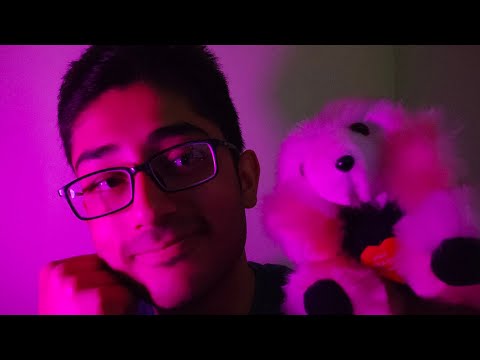 Helping you Sleep ft. Cute Teddy 🐻 Personal Attention ASMR Hindi | Brushing, Kisses, Mouth Sounds 😴