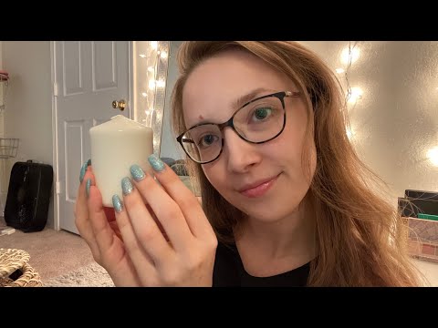 ASMR Shopping Haul (tapping & scratching on items) ~~~ cars passing by background sounds 🚗💤
