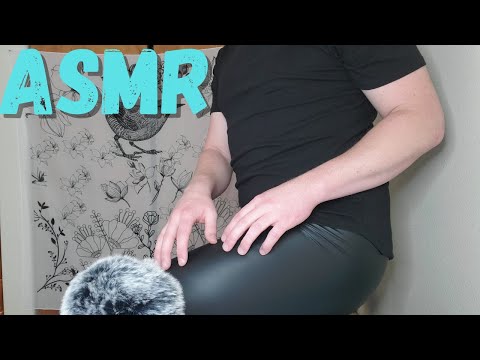 ASMR - Leather Pants Scratching - No Talking, Fabric Scratching, Fabric Sounds, Extreme Tingles