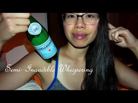 ASMR UP CLOSE, SEMI-INAUDIBLE Whispering (August Monthly Favorites) w. Tapping Sounds, Page Turning