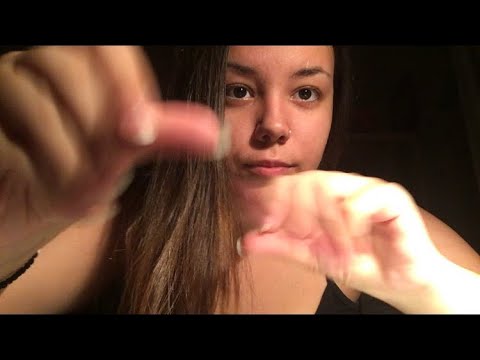 ASMR Hand movements with mouth sounds *very relaxing*