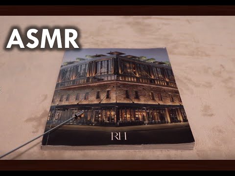 ASMR - Luxury design magazine whisper and trace (with pointer)