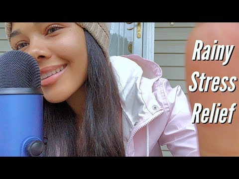 ASMR | Repeating "Sleep" & "Relax" With Gentle Rain | Stress Relief✨🌧