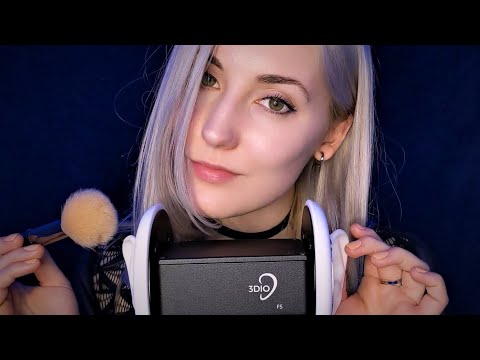 ASMR for Your Relaxation 💤 // Breathy Whispers & 3Dio Ear Brushing