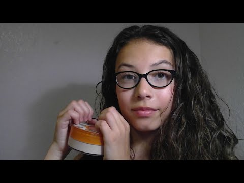 ASMR - Slow Tapping on Makeup Products with Whispering