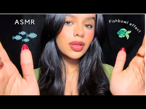 ASMR~ Fishbowl Effect (Inaudible Whispers & Mouth Sounds) Tingle Overload 🐠
