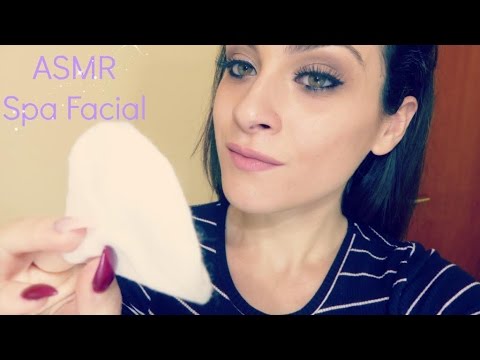 RolePlay Spa Facial  Facial Massage Relaxing | ASMR | 面部 按摩 | Facial Masaje | лицевой Массаж|