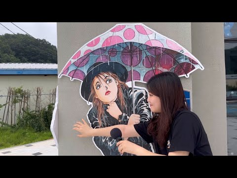 ASMR Public at RURAL CARTOON STREET 🎨🖌️ 100+ Lofi Tapping , Scratching , Tracing