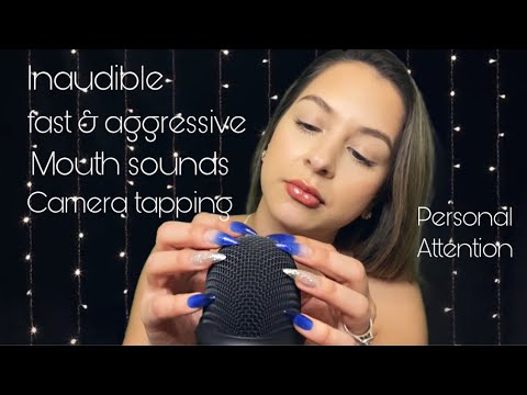 Asmr Your TOP triggers for sleep 😴💖 inaudible, mic brushing, mouth sounds, fast and aggressive
