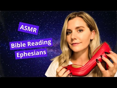 Bible Reading for Sleep ~ Ephesians 1-3 [asmr triggers]