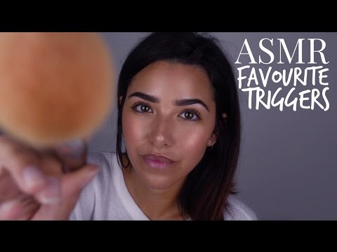 ASMR Lily Whispers ASMR’s Favorite Triggers (Mouth sounds, face brushing, hair brushing, lids...+)