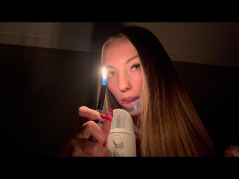 ASMR but fast tapping, face brushing, wet mouth sounds and unpredictable triggers⚡️