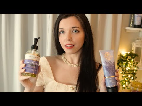 Oil & Lotion Full Body Massage (ASMR) Personal Attention RP [Repeated w/ Rain]