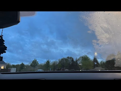 ASMR 1 HOUR | Rain on Car Roof🌧️ Cozy Rain Sounds for Sleep Background noise