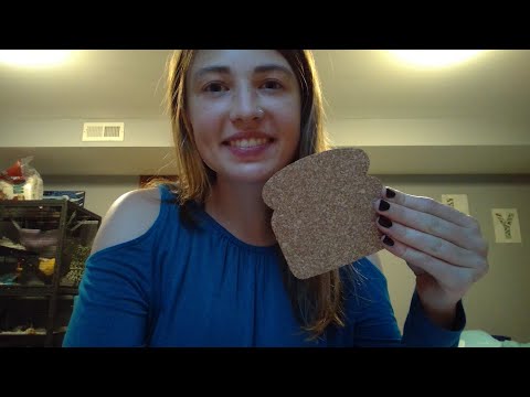 Toaster Coaster ASMR (tingly tapping and scratching)
