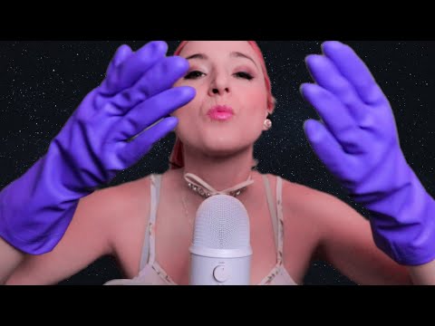 ASMR RUBBER GLOVES (dry, soapy and with lotion)