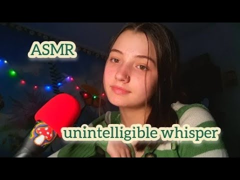 АСМР| неразборчивый шепот| звуки рта| ASMR| unintelligible whisper | mouth sounds|