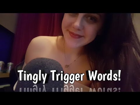 ASMR || Trigger Words | Close up whispers ||