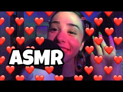 ASMR| TINGLY MOUTH SOUNDS, HAND MOVEMENTS, REPEATING ‘TICKLE’ WITH NAIL TAPPING ✨💖