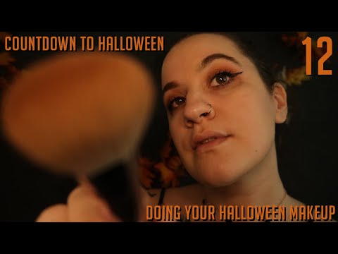 ASMR Doing Your Halloween Makeup -Countdown to Halloween 11