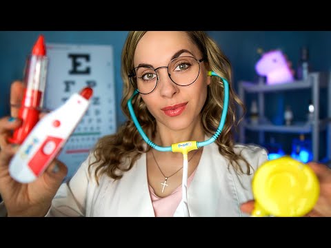 ASMR YOUR First Detailed Cranial Nerve Exam 👩‍⚕️ Doctor Roleplay Ear, Eye & Hearing Test