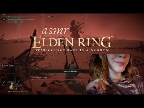 ASMR ◦ Elden Ring Gameplay: Starscourge Radahn & Nokron Eternal City (gentle whispered commentary)
