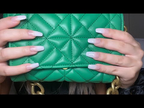 ASMR✨ Triggers for sleep 😴| Tapping and scratching on purse 👛