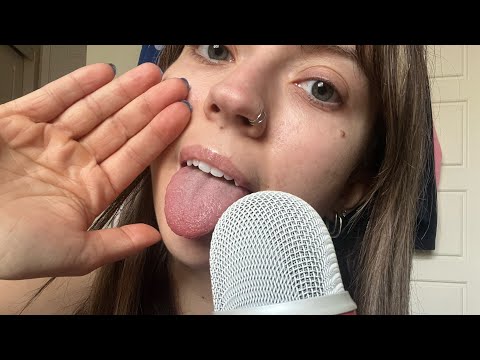 ASMR| Fast/ Aggressive Mouth Sounds/ T0NGUE Swirling & Hand Movements! With Tapping Tingles
