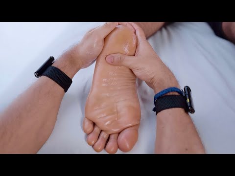 ASMR foot Reflexology Massage To Help You Sleep #asmr