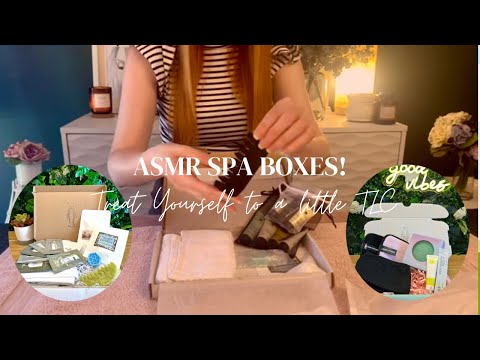 ASMR My Beauty Boxes are FINALLY Here!! I Softly Talk you through this beautiful collection.