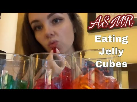 ASMR | EATING POPULAR ASMR FOOD | Colorful jelly