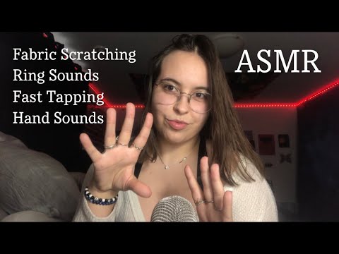 Unpredictable Fabric Scratching, Ring Sounds, Fast Tapping ASMR // Uriel’s Custom Video