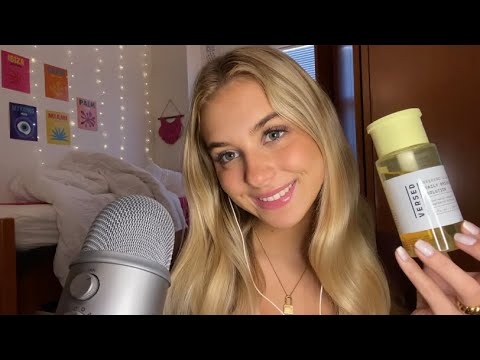 ASMR Doing YOUR Skincare 🥰 Personal Attention, Tapping, Whispering RP