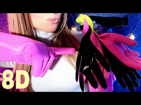 ASMR Gloves Echo, Intense Layered Sounds, Hand movements, Whispering for Sleep by Peaches