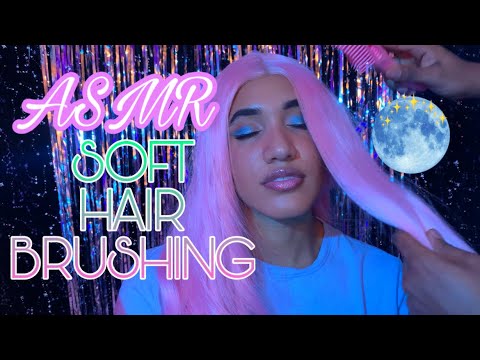 ASMR Bestie Brushes My Soft Pink Hair & Leaves Me Tingly! | royalty role-play asmr + rain sounds