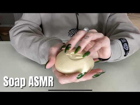 ASMR | soap scratching with long nails, fast tapping and scratching | ASMRbyJ