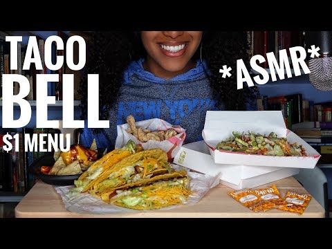 ASMR Taco Bell Mukbang | CRUNCHY EATING SOUNDS | No Talking